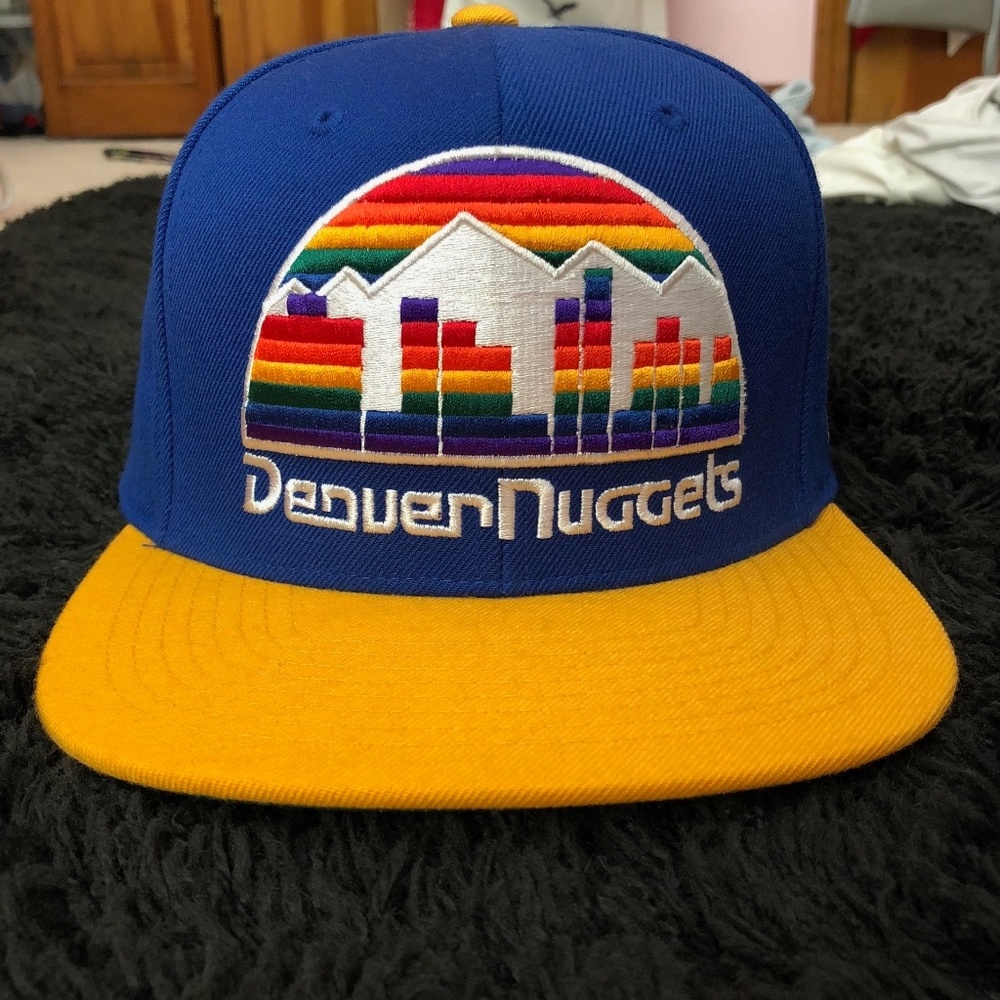 Mitchell & Ness Denver Nuggets Strapback Hat